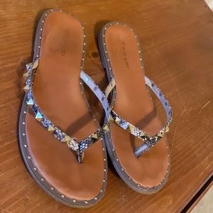 Tahari sandals worn twice.